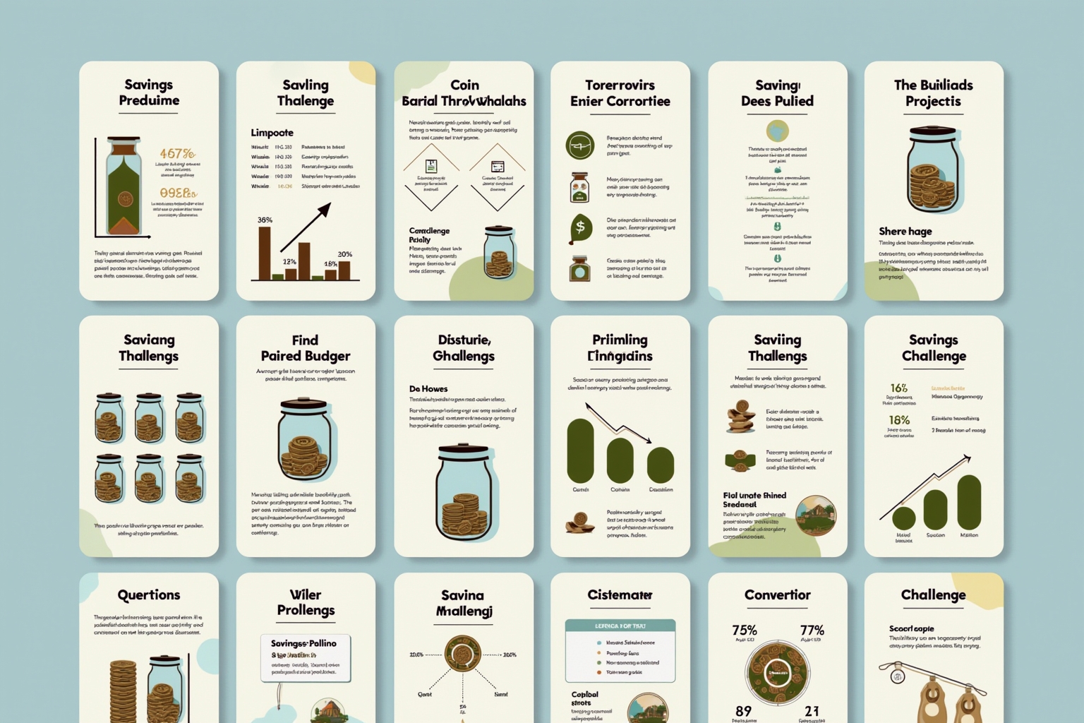 8 Spar Challenge Vorlagen für erfolgreiches Sparen